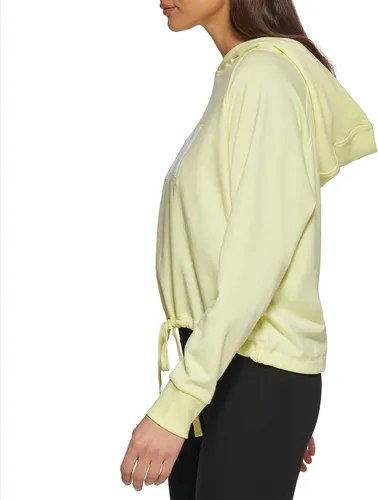 Vista 3 de DKNY Sudadera con capucha y cordón para mujer