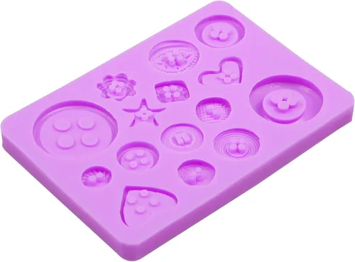 Vista 9 de Moldes de silicona para baby shower, pies de bebé, botella de mano, botón de ropa, fondant para decoración de pasteles, decoración de cupcakes
