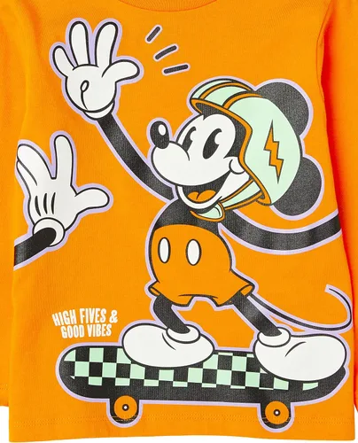 Vista 5 de Camiseta de manga larga Spotted Zebra, marca Tienda, de Disney, Star Wars, Marvel, para niño