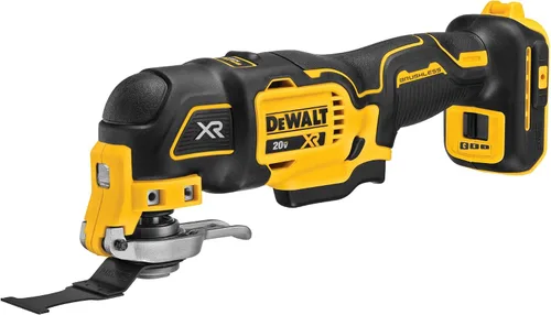 Vista 8 de DEWALT Multiherramienta oscilante de 20 V MAX XR, sin cables, motor sin escobillas de velocidad variable con luz LED, tiempo de funcionamiento
