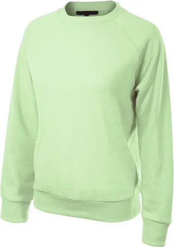 Vista 44 de MixMatchy Sudadera básica suave y cómoda de forro polar con cuello redondo para mujer