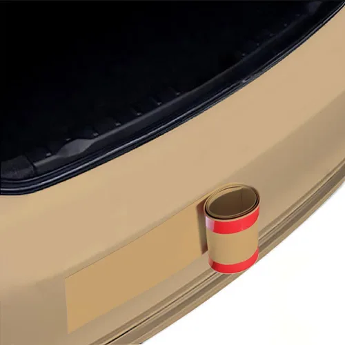 Vista 3 de Rubber Bond Protectores de parachoques de auto para bricolaje, 6 x 48 pulgadas, resistentes protectores de parachoques de goma autoadhesivos