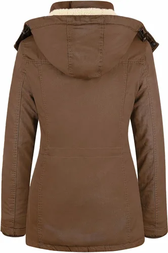 Vista 2 de WenVen - Chaqueta de algodón con capucha para mujer