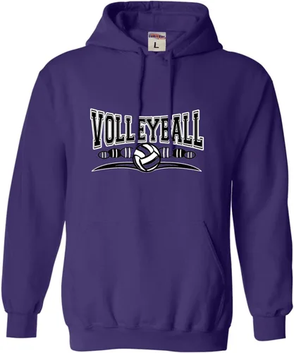 Vista 25 de Go All Out Sudadera con capucha para hombre y mujer con diseño fresco de voleibol
