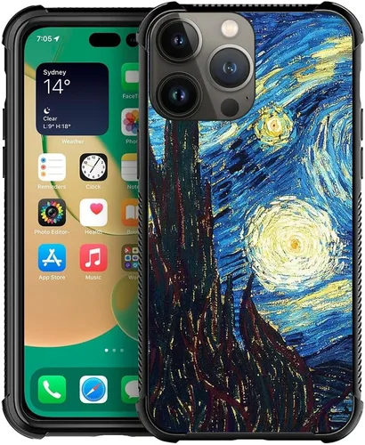 Vista 15 de CARLOCA Funda compatible con iPhone 15 Plus, diseño de gato Mumbai Clivia negro para iPhone 15 Plus, ultra protección, a prueba de golpes