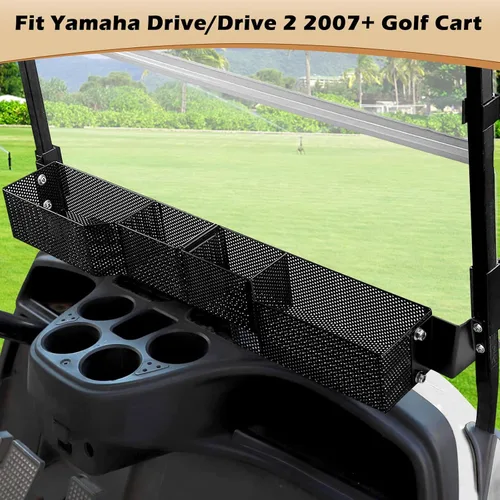 Vista 6 de MOSNAI Golf Cart Front Inner Basket Dash Storage/Tray Organizer, Golf Cart Inner Storage Utility and Durable Basket