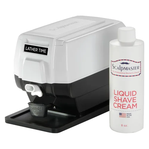 Vista 3 de Scalpmaster Máquina profesional de espuma caliente con taza de jabón extragrande, dispensador de botón, motor de CC de calentamiento rápido