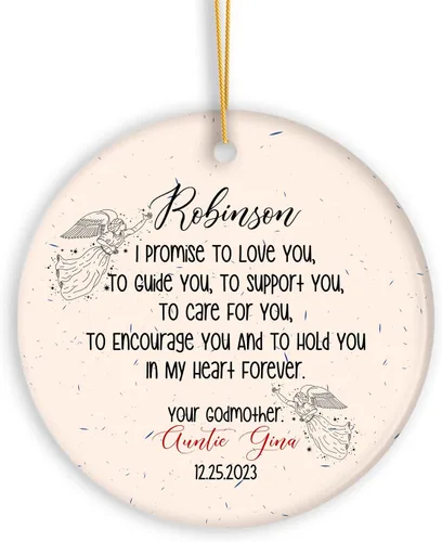 Vista 18 de Adorno con nombre personalizado, bailarina de ballet de Navidad, adorno personalizado para amantes del ballet, adornos de Navidad de ballerina
