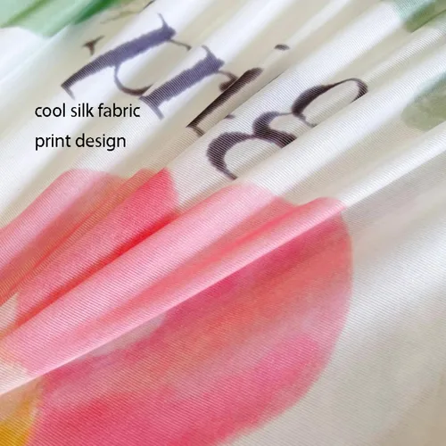 Vista 4 de FCLDESHOP Comfort Hotel - Sábana bajera ajustable con bolsillo profundo con estampado de látex de verano, para dormitorio de niños y niñas, Flor