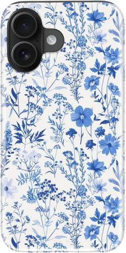 Vista 88 de Funda para iPhone 12 Mini, compatible con carga inalámbrica, protección de doble capa con elegante diseño de flores silvestres, silicona suave +