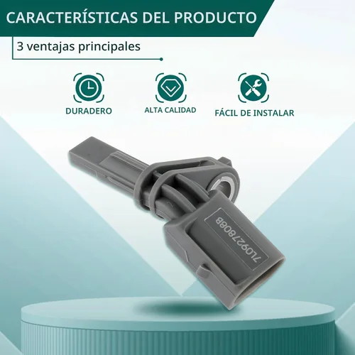 Vista 4 de AUTOKAY Kit de sensor de velocidad de rueda ABS 4X Compatible con Audi Q7 VW Touareg Porsche Cayenne 03-10