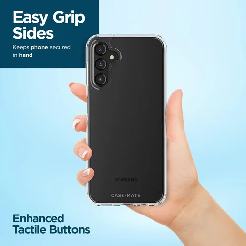 Vista 4 de Case-Mate Funda para Samsung Galaxy A14 5G [protección contra caídas de 12 pies] [carga inalámbrica] Funda transparente resistente para Samsung