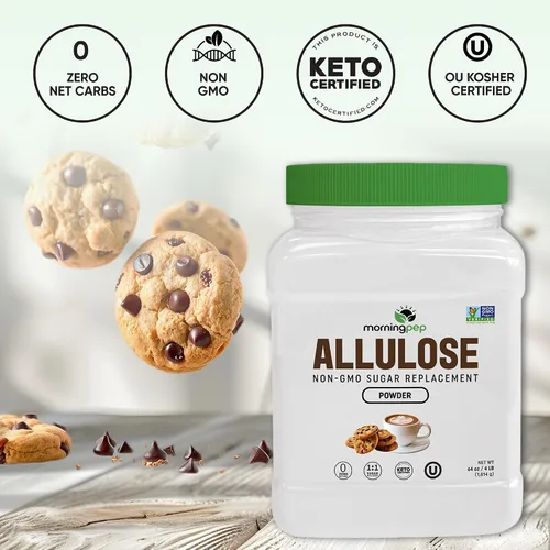 Vista 9 de Morning Pep Edulcorante de Alulosa 2 lb – Alternativa de Azúcar Sin Calorías, 100% Puro, Sin Eritritol, Verificado por el Proyecto No-OMG