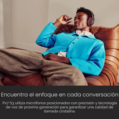 Vista 4 de Bowers & Wilkins Px7 S3 Wireless Over-Ear Headphones, Indigo Blue Azul índigo