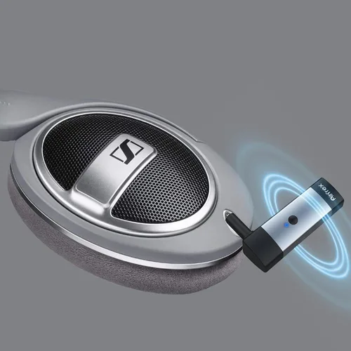Vista 3 de Adaptador Bluetooth y receptor de audio inalámbrico con micrófono y conector de 0.098 in para auriculares Sennheiser HD598 / HD598Cs / HD598SE