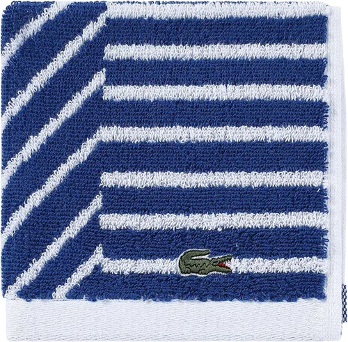 Vista 27 de Lacoste Guethary - Toalla de baño 100% algodón a rayas, aloe, 30 x 54