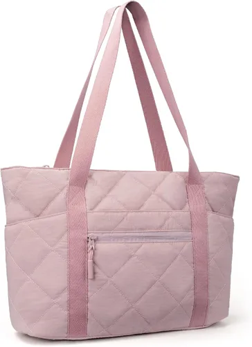 Vista 11 de befen Bolsa de mano para computadora portátil para mujer, bolsa de viaje para enfermera, bolsas acolchadas acolchadas, bolsa de playa ligera e
