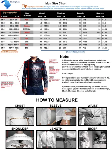 Vista 6 de MJ Thriller - Chaqueta de piel sintética Michael Jack, color rojo, XS-5XL