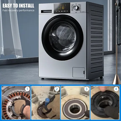 Vista 6 de Kit de rodamientos de carga frontal para bañera de lavadora Compatible con algunos rodamientos y sellos de tina de lavadora LG y Kenmore Reemplaza