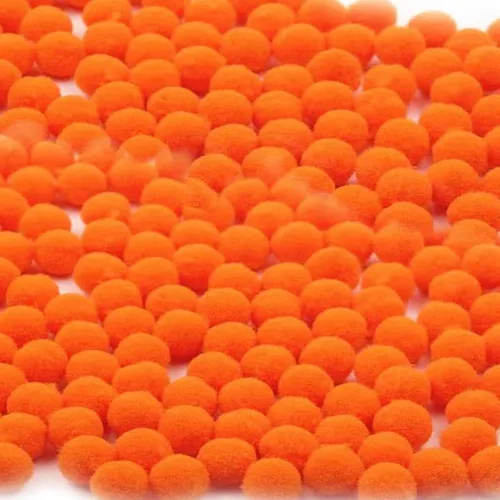 Vista 13 de 1000 pompones para manualidades de 1 pulgada, bolas de pompón mullidas de Navidad, pequeñas bolas de pompones para manualidades, proyectos