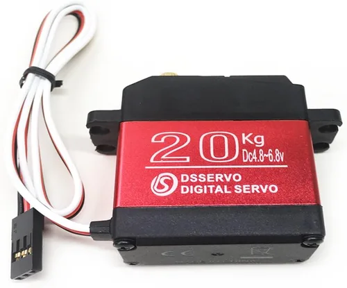 Vista 6 de Servo Digital de 20KG (44.1 lbs) de Alto Torque con Engranaje de Metal Completo Impermeable para Modelo RC DIY, DS3218MG, Ángulo de Control 270°