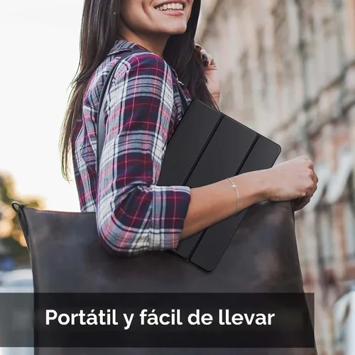 Vista 7 de ProtUTab Funda Compatible con iPad de 9ª Generación, Funda Slim Trifold con Soporte Auto Wake&Sleep para iPad de 8ª Generación (2020) y 7ª