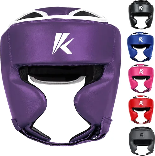Vista 11 de Kruzak - Gorros de boxeo unisex - Entrenamiento de MMA, acolchado ajustable, Kara, Muay Thai, Kickboxing, Sparring, artes marciales, karate