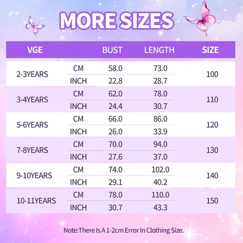 Vista 7 de CIYTI Vestidos de princesa iluminados para niñas pequeñas, Halloween, fiesta de cumpleaños, disfraz con accesorios