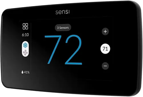 Vista 15 de Sensi Touch 2 - Termostato inteligente con pantalla táctil a color, 100 años de experiencia, programable, Wi-Fi, privacidad de datos, fácil
