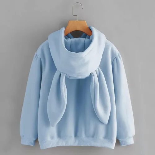 Vista 5 de Sudadera con capucha para mujer, cuello redondo, con forro polar, sudadera con capucha para mujer, sudadera con capucha para mujer