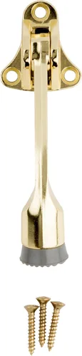 Vista 3 de National Hardware Tope para puerta que se baja de 4 pulgadas, N184-259 Latón