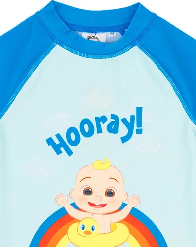Vista 7 de Cocomelon Traje de baño para niños y niños, conjunto musical de dos piezas
