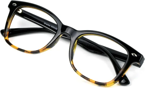 Vista 2 de VisionGlobal Ahorra un 30 % en dos pares de gafas de bloqueo de luz azul (rosa nola y tortuga dramática)