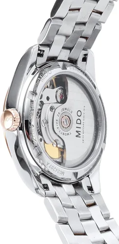 Vista 4 de Mido Reloj Mujer Belluna Lady Automático Mido Caliber 80 (Base ETA C07.611) Reloj, plateado, Moderno