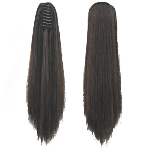 Vista 7 de Extensiones de pelo largo y liso para mujer, fibra natural, 16/613