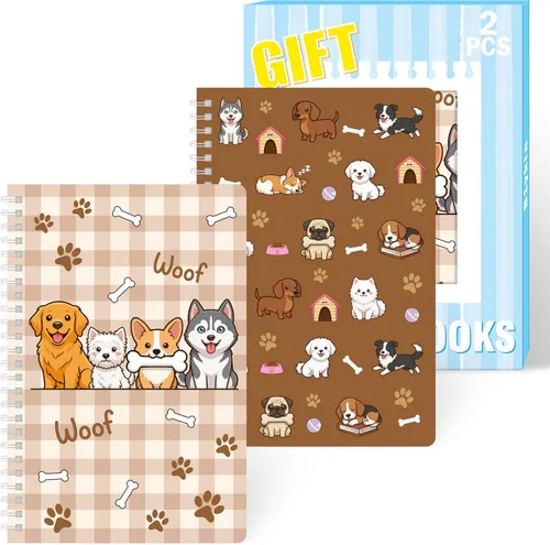 Vista 20 de B1ykin Cuadernos en espiral A5, 2 unidades, 50 hojas, 100 páginas, encuadernados con alambre, regalo de agradecimiento al profesor, cuaderno