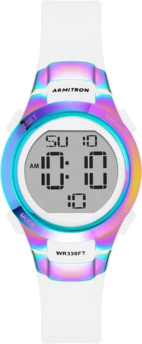 Vista 30 de Armitron Sport 45/7012 - Reloj cronógrafo digital para mujer con correa de resina