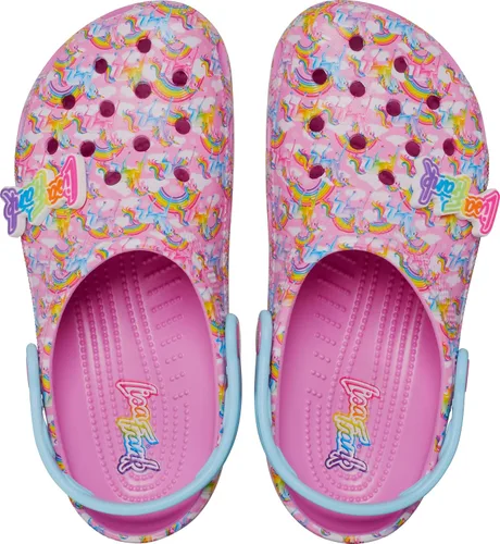 Vista 4 de Crocs Zuecos clásicos unisex para adultos Lisa Frank