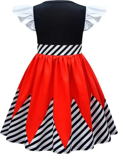 Vista 2 de Disfraz de pirata para niñas, vestido de princesa bucanero, vestido casual de verano, vestido de fiesta, trajes para niños