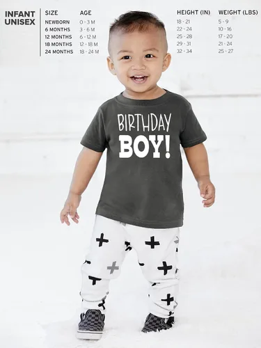 Vista 2 de Aiden's Corner Camisetas hechas a mano para niño de 1 2 cumpleaños