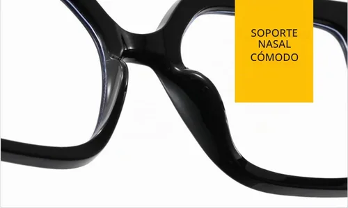 Vista 6 de Shiratori Gafas para Bloqueo de Luz Azul con Marco Rectangular y Estilo Elegante Preppy para Mujeres, Lentes para Computadora