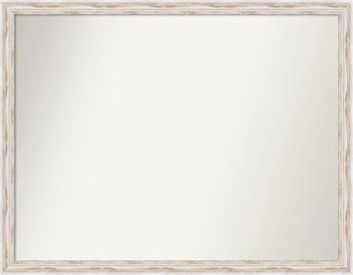 Vista 69 de Amanti Art Espejo personalizado, espejo de baño estrecho Alexandria White Wash, espejo de pared o espejo de tocador de baño sobre el fregadero