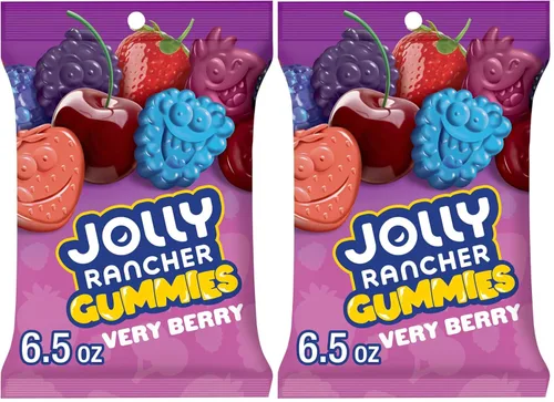 Vista 8 de JOLLY RANCHER Gummies Very Berry Dulces con Sabor a Fruta, Bolsa de 6.5 onzas
