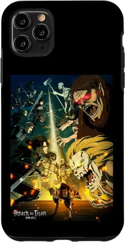 Vista 13 de Attack on Titan Funda de anime para iPhone 17 de temporada final de temporada 4