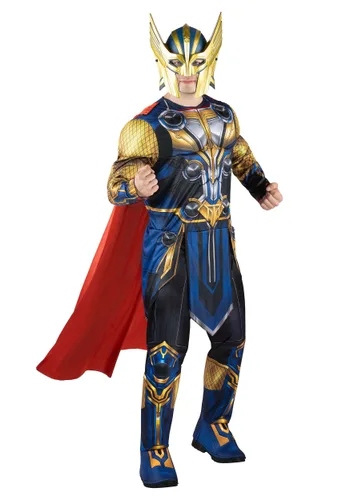 Vista 2 de Disfraz Thor: Love and Thunder para Hombre Multicolor