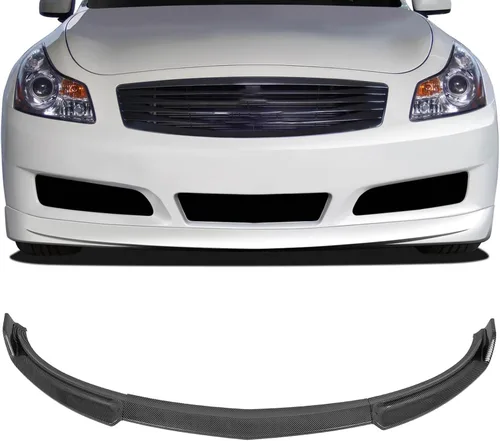 Vista 40 de SCITOO Alerón de borde de parachoques delantero mate negro para Ford Focus ST años 2013-2014 - Spoiler frontal de polipropileno