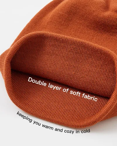 Vista 2 de Hreibewie - Gorro para mujer, unisex, cálido, cálido, para invierno, informal, suave, gorra de calavera