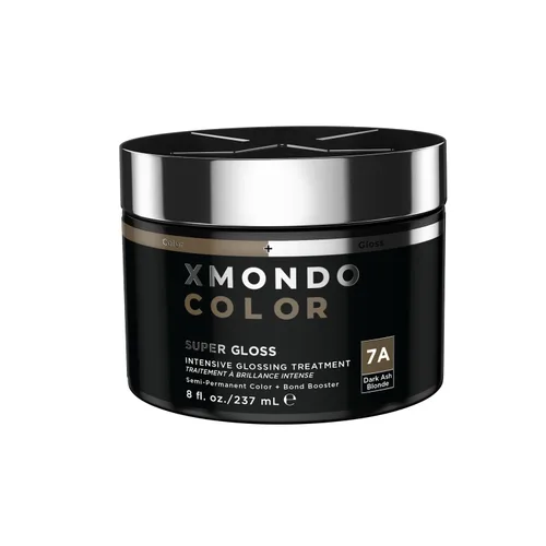 Vista 11 de XMONDO Máscara de Depósito de Color Rubio Ceniza y Tinte Semipermanente para el Cabello Super Brillo Infundido con Potenciadores de Enlaces