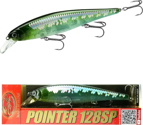 Vista 24 de LUCKY CRAFT Pointer 128SP, Señuelo de Pesca de Lubina de Lago de Agua Dulce, Jerkbait, Suspendido, Aparejos de Pesca, Accesorios de Pesca, Equipo