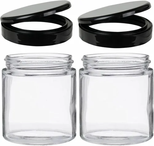 Vista 12 de JARMING COLLECTIONS Frascos de vidrio Mason de 16 onzas con tapas de plástico sin BPA – Frascos Mason de boca regular para beber y almacenar
